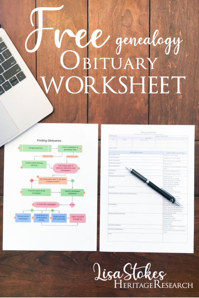 Reasons to Search for an Obituary – Lisa Stokes Heritage Research